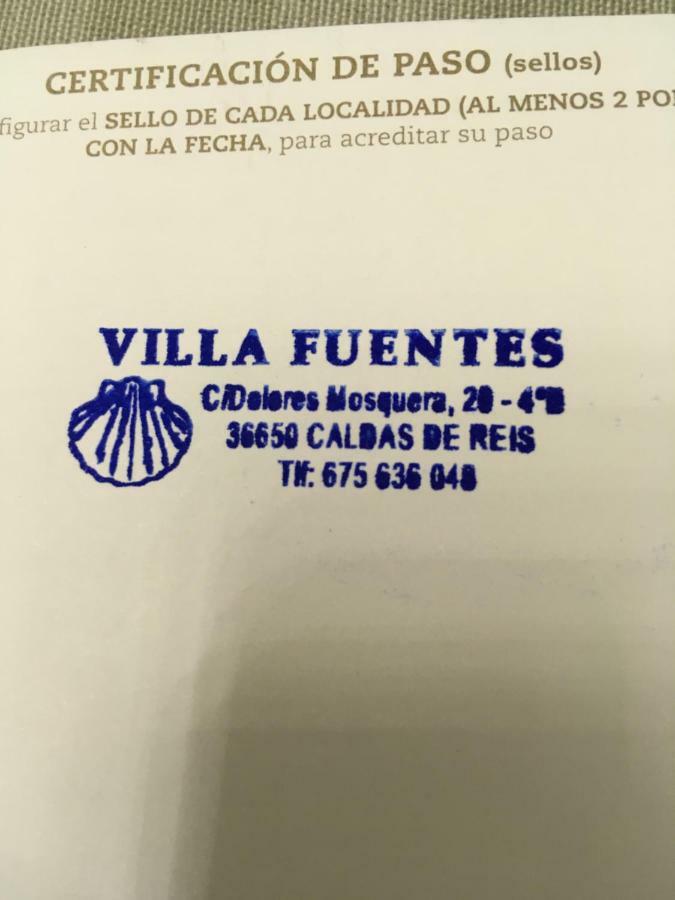 Villa Fuentes Caldas De Reis Eksteriør bilde